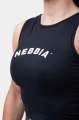 Fit and Sporty top 577 Black - NEBBIA