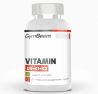 Vitamín D3+K1+K2 120 kaps. - GymBeam