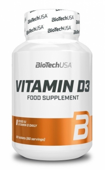 Vitamin D3 - 60 tbl - BioTech USA