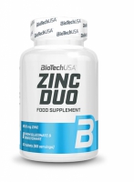 Zinc Duo 60 tab. - BioTech USA