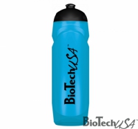 Športová fľaša modrá priesvitná "BioTech USA" 750ml